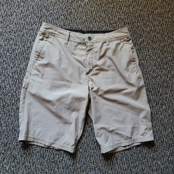 O'Neill Hybrid Khaki Board Shorts Size 30 - Picture 1 of 9